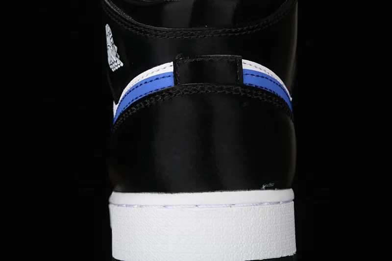 All Categories Air Jordan Jordan Series Basketball Shoes Air Jordan 1 Mid Special Price G Version Pure Original Air Jordan 1 Mid GS AJ1 Joe 1 Blue Panda China Basketball Shoes 554725-084